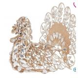 august & leo 10.5 inch Jeweled Turkey Tabletop