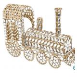 august & leo 9" Jeweled Locomotive Train $83.95