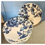 Set of 9 Royal Norfolk 8" Ceramic Plates