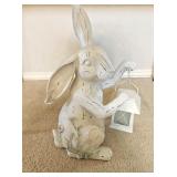 20" Bunny w/Lantern Statue