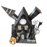 NEW Light Up Haunted House 12"