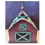NWT Rustic Barn Birdhouse 11ï¿½x8"x13"