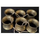 (6) Sold Brass Napkin Rings