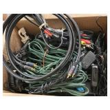 Mystery Box of Cords, Cables, Extension Cords &