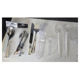 New Heavy Duty Plastic Serving Utensils (2) Pkgs