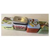 (4) Fossil Tins