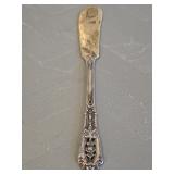 Sterling Silver Butter Spreader in the "Rose