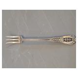 Wallace Rose Point Sterling Silver Seafood Fork