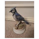 Lefton Hand Painted Numbered Blue Jay Bird