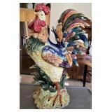 23.5" Tall Cosmos Gifts Multi-colored Rooster