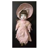 Vtg Porcelain Doll