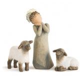 NIB Willow Tree Little Shepherdess, Sculpted Hand