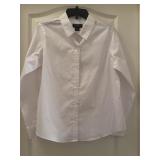 Sz PL Liz Claiborne Petite Button Down Blouse