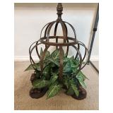 Metal Cage Plant Stand 14"