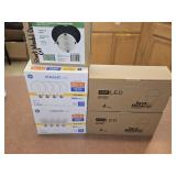(4) New Boxes of LED Bulbs & (1) New & Sealed