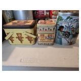 Teddy Bear & Girl Scouts Tins