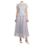 Sz 10 Jackie Jon Boat Neck Short Sleeve Popover