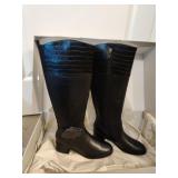 NEW Sz 6.5 Marc Fisher Black Knee-high Riding