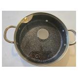 Curtis Stone 3.3 Qt 10" Sautï¿½ Pan featuring a Red