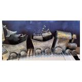 NWT Aspen Cove Transpac Festive Metal Train