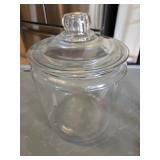 7"x11" Thick Glass Cookie Jar/Cannister