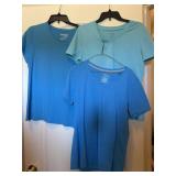 (2) L/XL Active Tees & (1) T Shirt