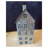 NEW Galvanized Metal Candle Lantern