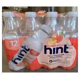 NEW 12-pack of Hint Water Georgia Peach Flavored