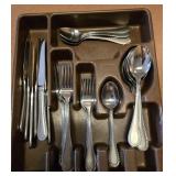 Cambridge Stainless Flatware Set w/Organizer