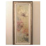 43" x 18.5" Framed Dandelion Abstract Art Print