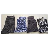 (4) Sz Large Fitted Capris