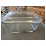 Vintage Glasbake Refrigerator Baking Dish Clear