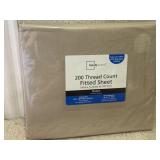 NIP Mainstays Queen Size Fitted Sheet