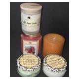 All New (2) Tyler Candles & (3) Others