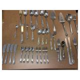 Set of (12) Mini Knife, Forks & Spoons, &
