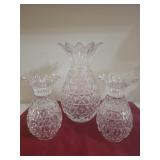 Pineapple Vase & Candle Holders