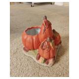 Small Ceramic Pumpkin Planter