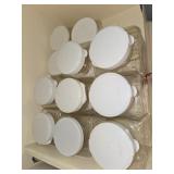 (11) Plastic Storage Jars