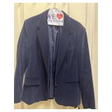 Sz 14P Collections Blue Corduroy Jacket  Blazer