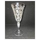 (8) Tiffin Franciscan Crystal Goblets