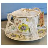 NEW Floral Teacup & Saucer Gift Set