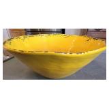 New 11" Yellow Melamine Bowl
