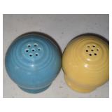 Vintage Fiestaware Ball-shaped Salt and Pepper