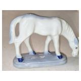 1950s-60s Porcelain Horse Figurine Made in J
