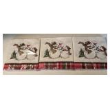 (3) New Pkgs of (16) Christmas Napkins