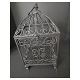 NWT Decorative Wrought Iron Birdcage