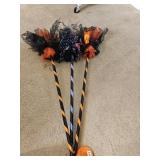(3) NEW 3ft Plastic Witch Brooms