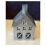 NEW Galvanized Metal Candle Lantern