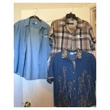 (3) Sz M/L Button Up Shirts