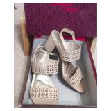 NEW Sz 6.5 DexFlexï¿½ Nude Heeled Sandals
